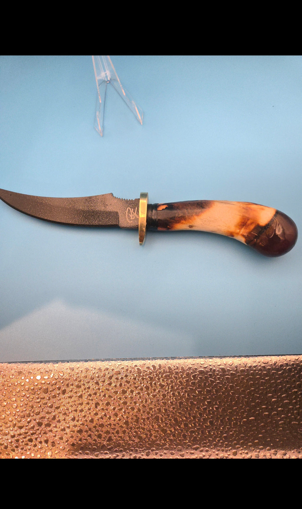Stag Bone Skinner: Resin Pummel