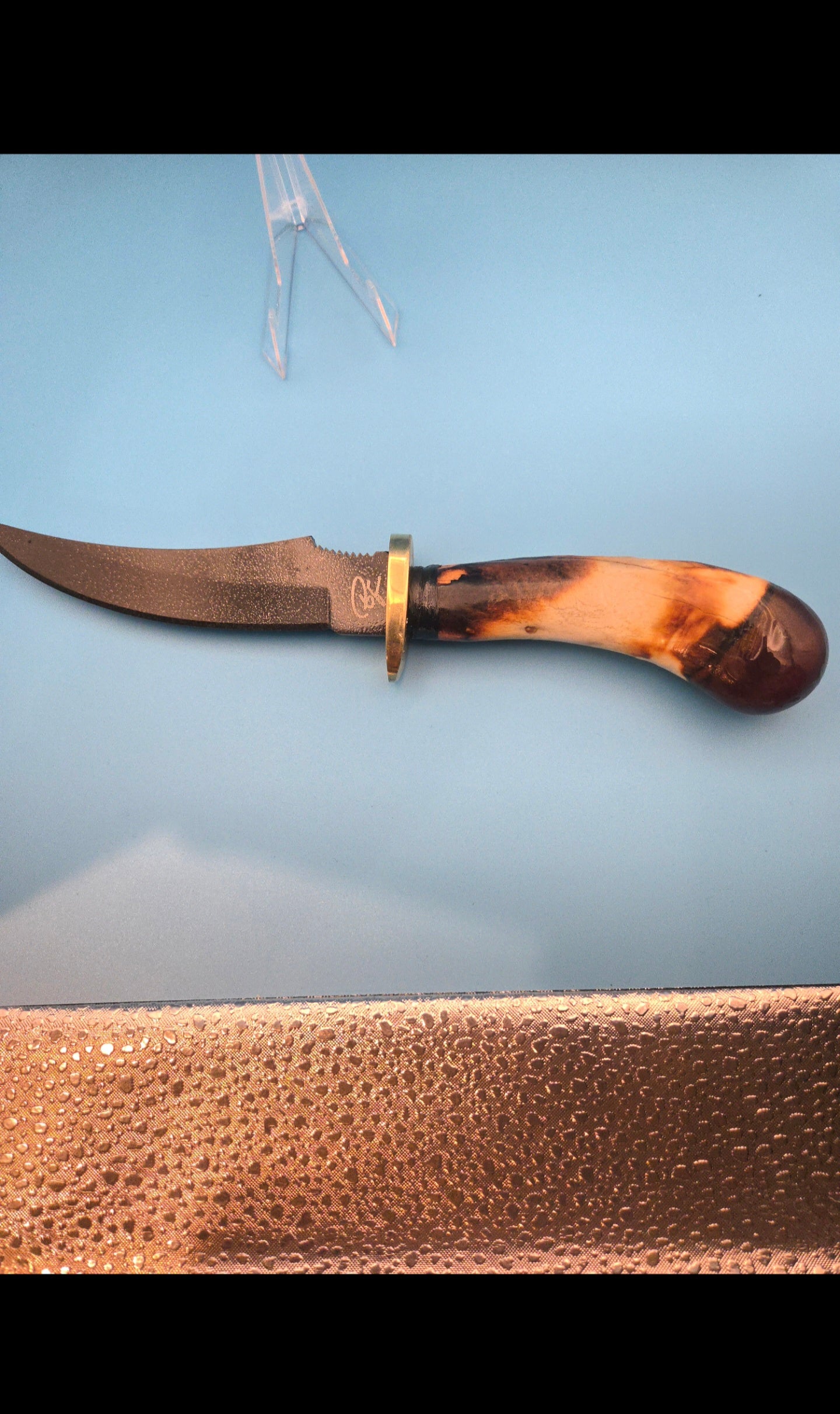 Stag Bone Skinner: Resin Pummel