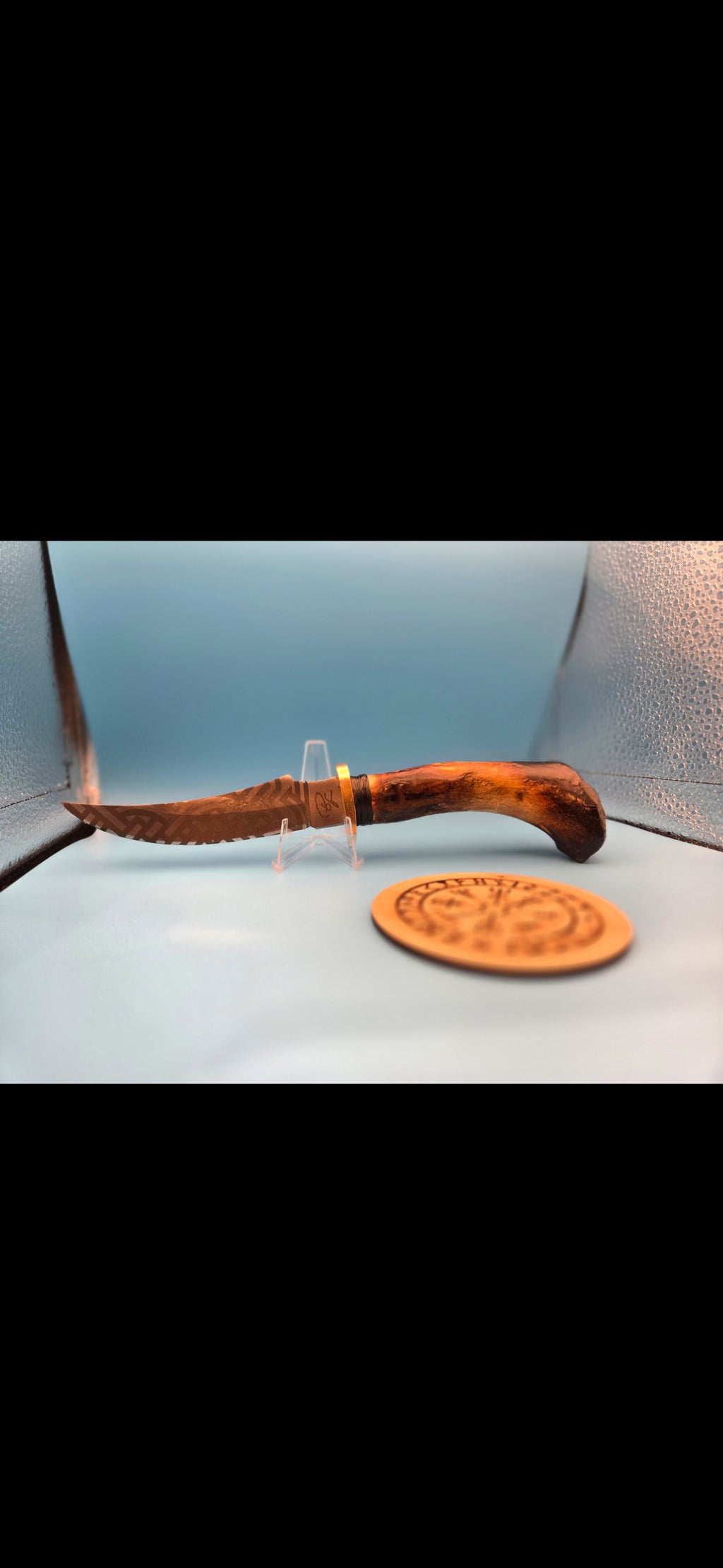 Stag Bone Skinner: Resin Pummel