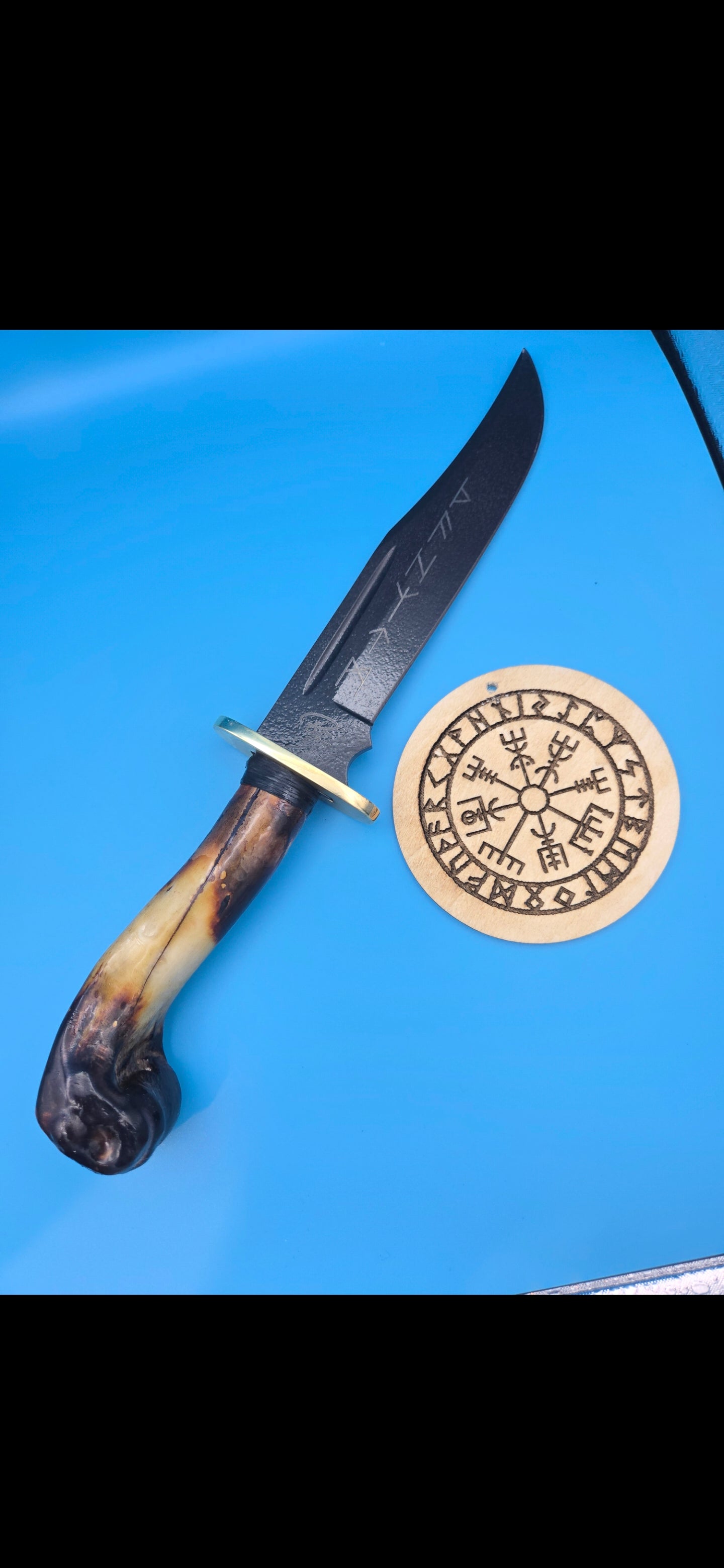Stag Bone Blade: Norse